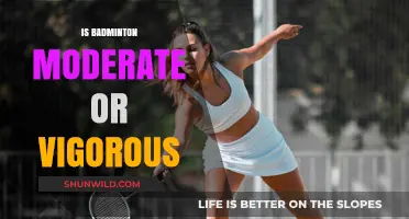 Badminton: Moderate or Vigorous Workout?