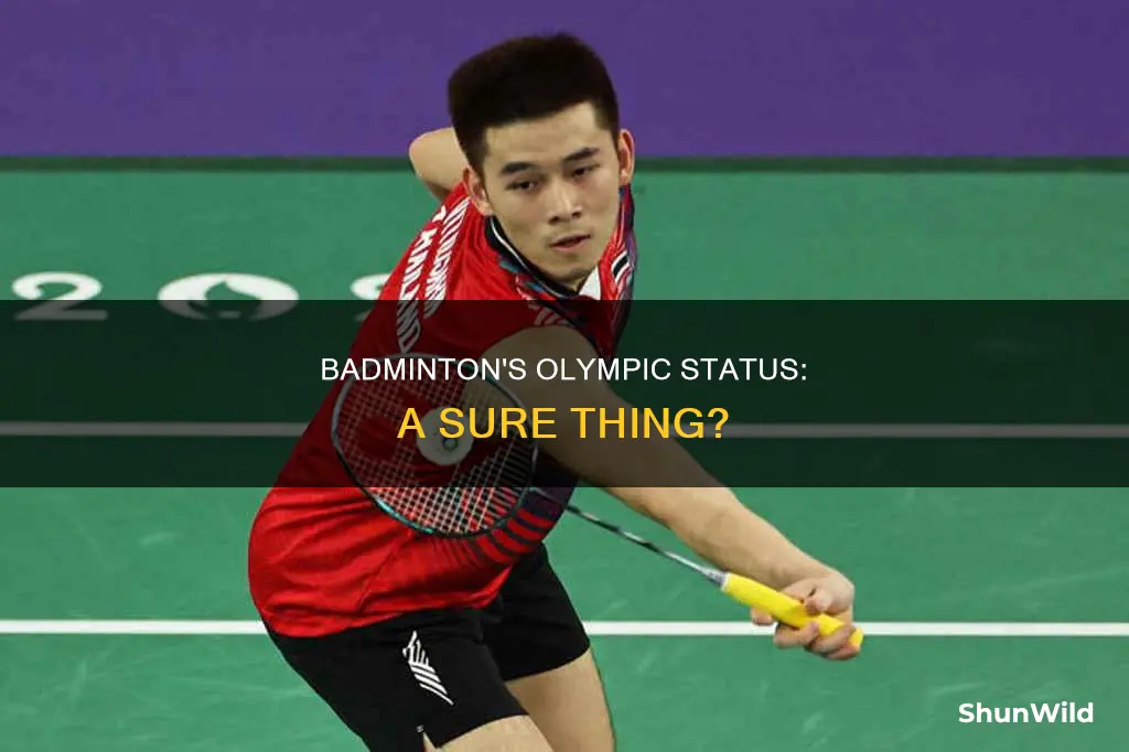is badminton part of the olympics