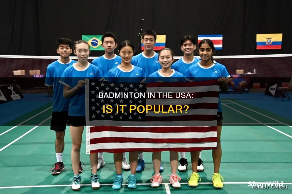 is badminton played in usa
