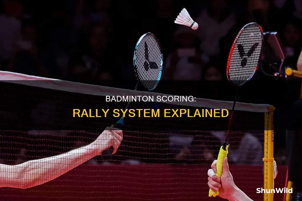is badminton played with rally scoring