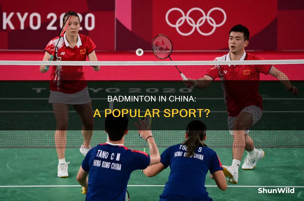is badminton popular in china