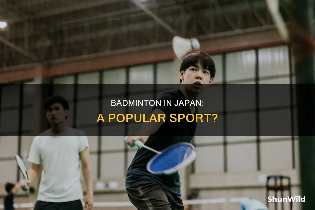is badminton popular in japan