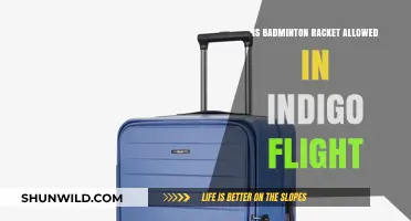 Badminton Rackets: Indigo's Cabin or Checked Baggage?