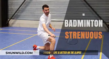 Badminton: An Intense, Strenuous Sport?