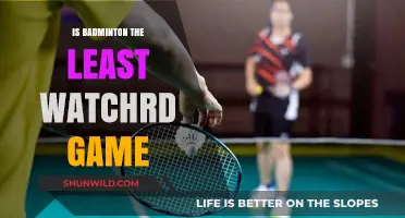 Badminton: The Least Watched Sport?