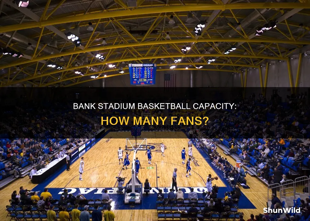 is bank stadium basketball capacity