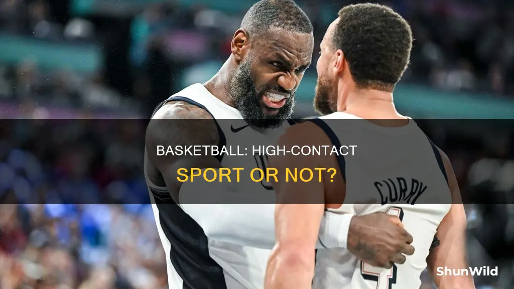 is basketball a high contact sport