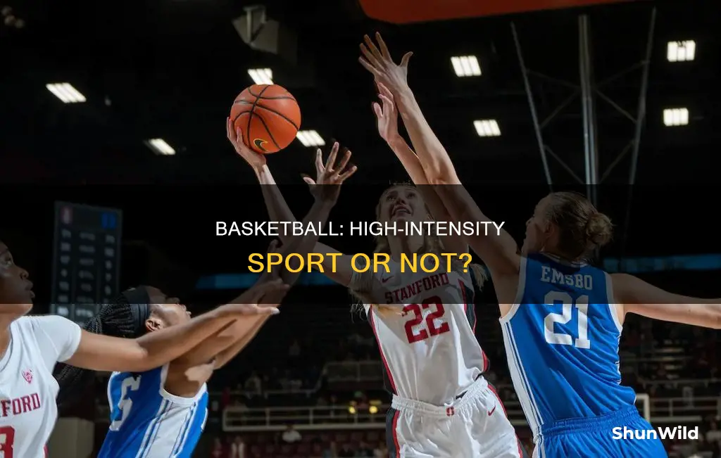 is basketball a high intensity sport