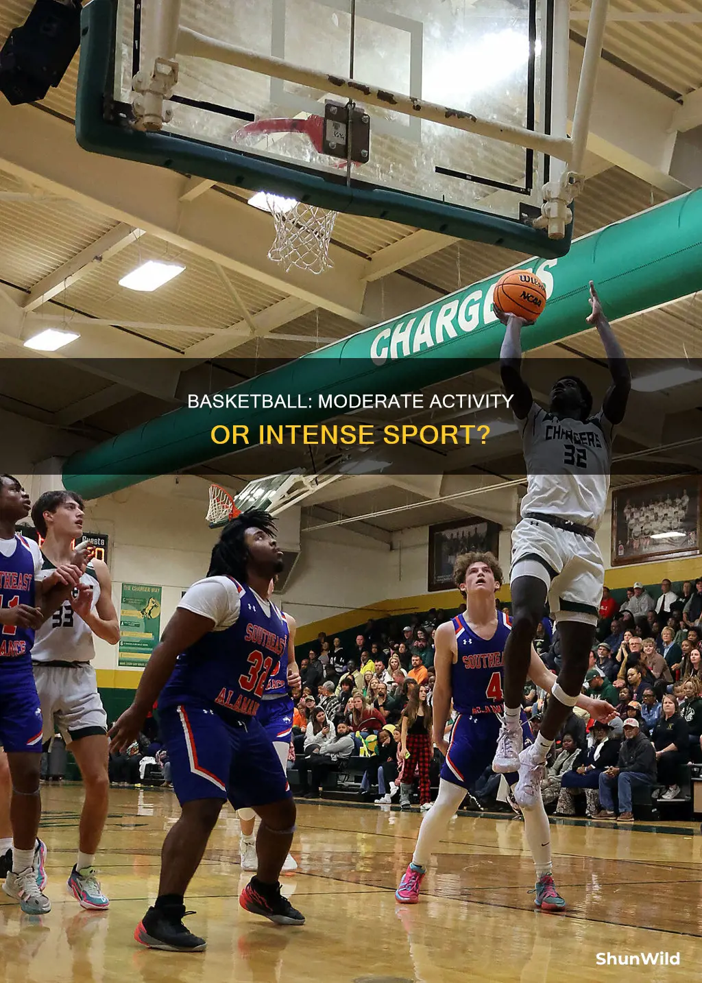 is basketball a moderate activity