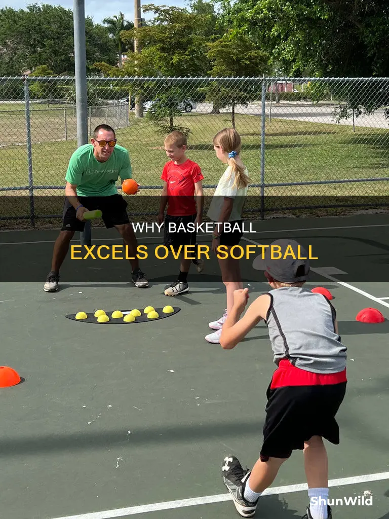 is basketball better than softball