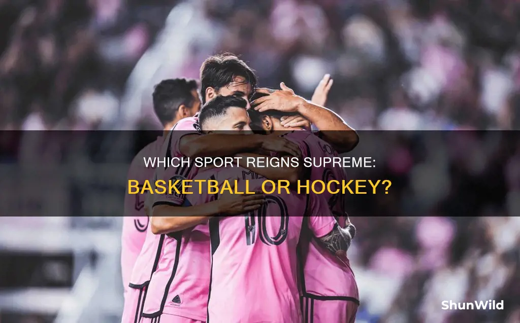 is basketball bigger than hockey