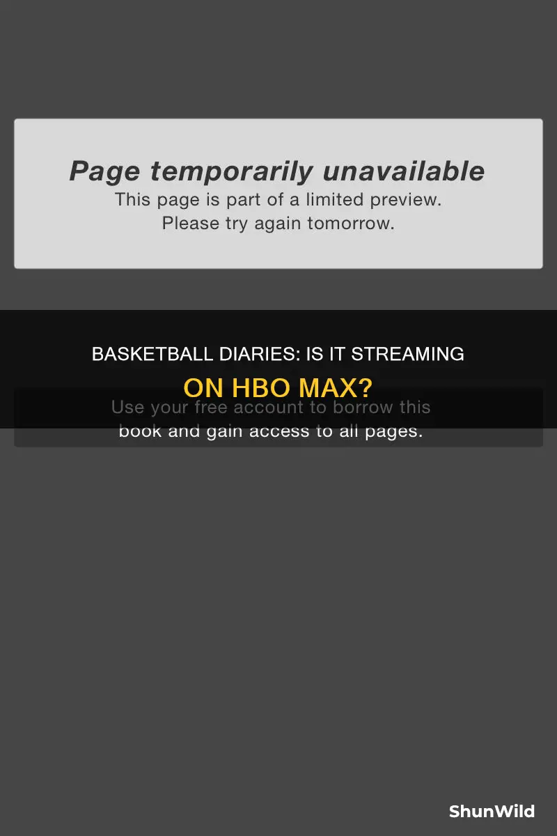 is basketball diaries on hbo max