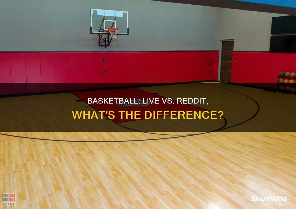 is basketball different in person redit