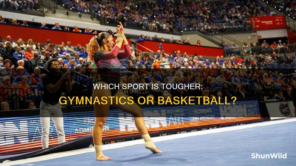 is basketball harder than gymnastics