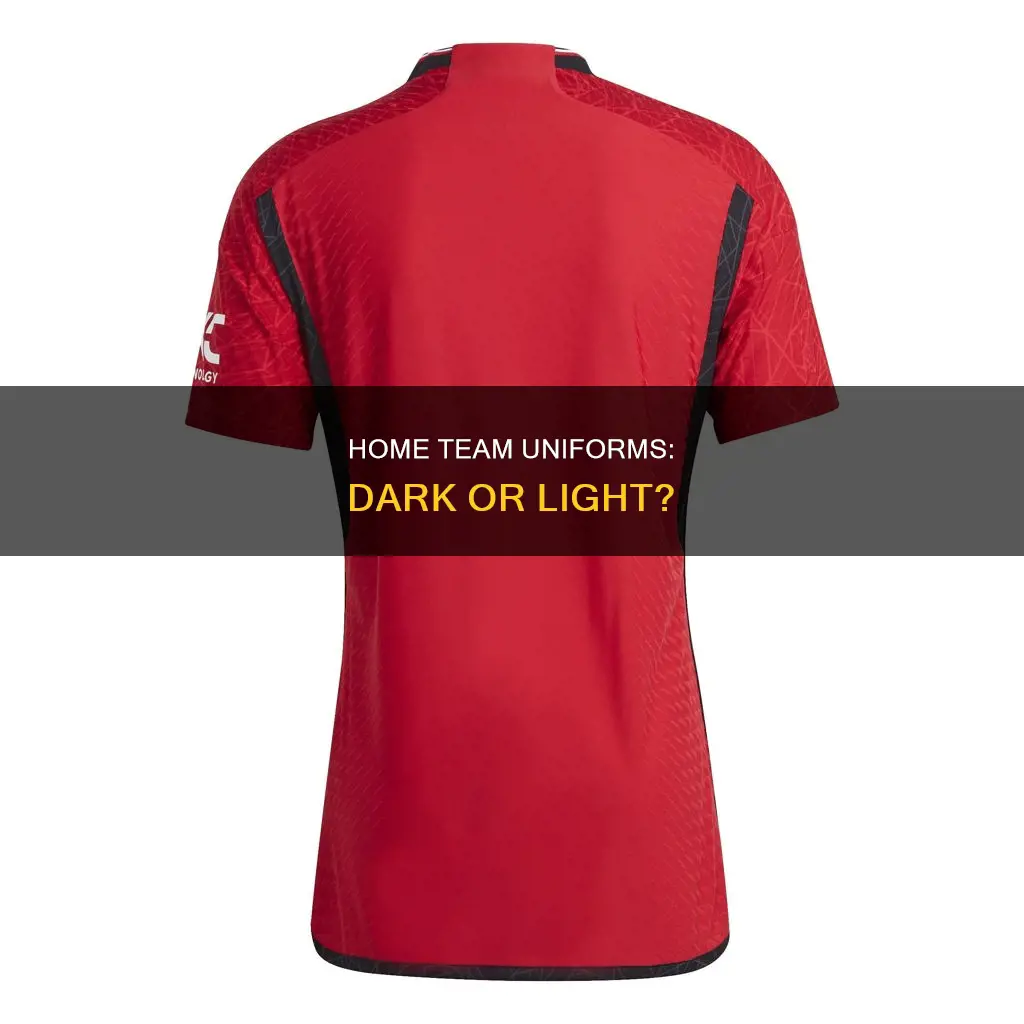 is basketball homebteam usually dark or light