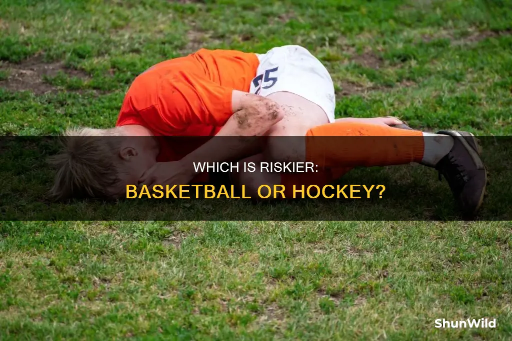 is basketball more dangerous than hockey