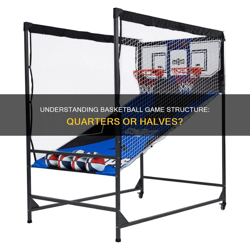 is basketball quarters or halves