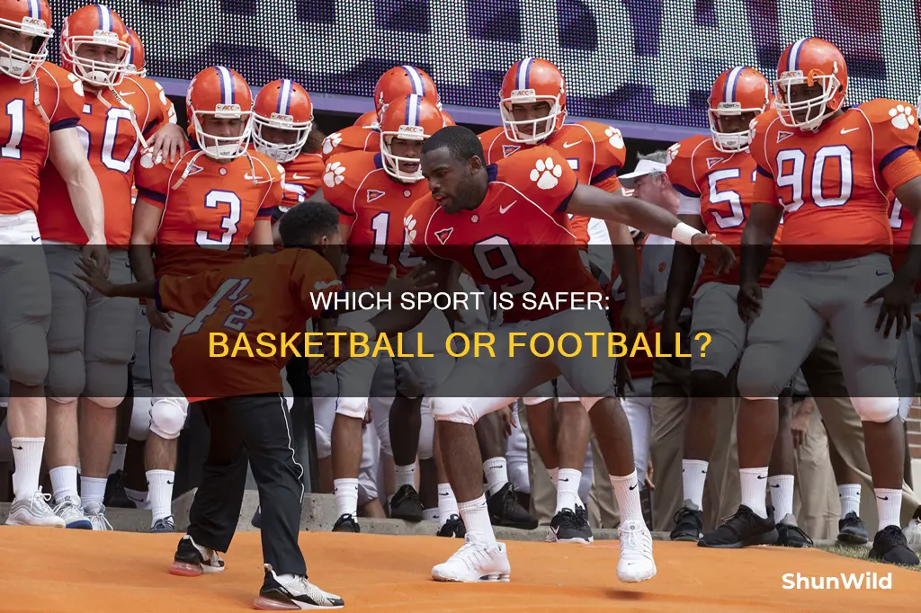 is basketball safer than football