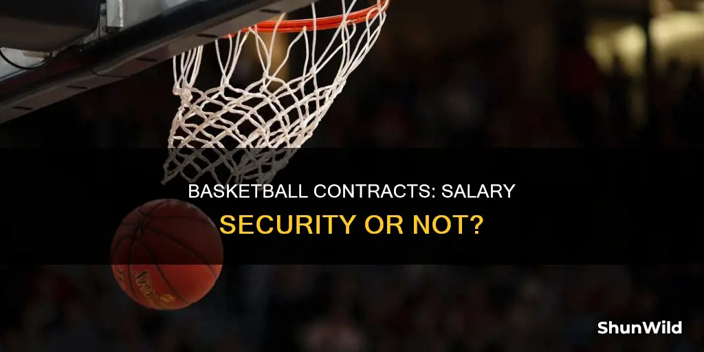 is basketball salaray gaurantee