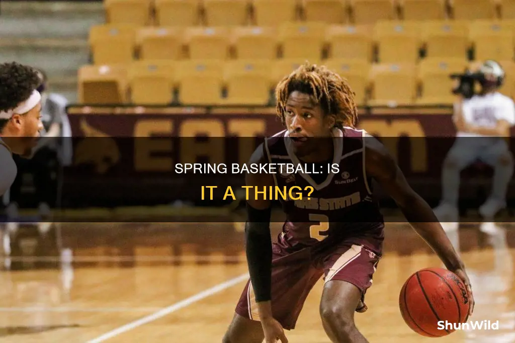 is basketball season in the spring