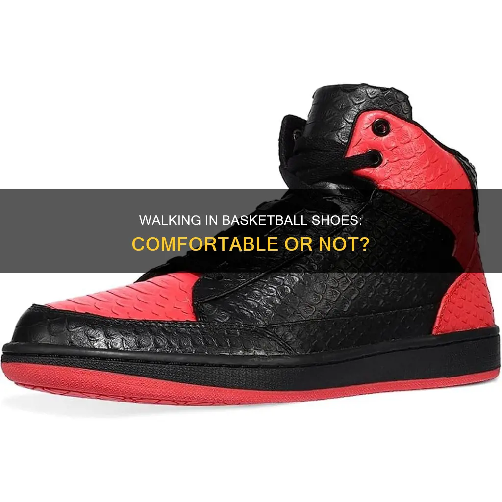 is basketball shoes good for walking