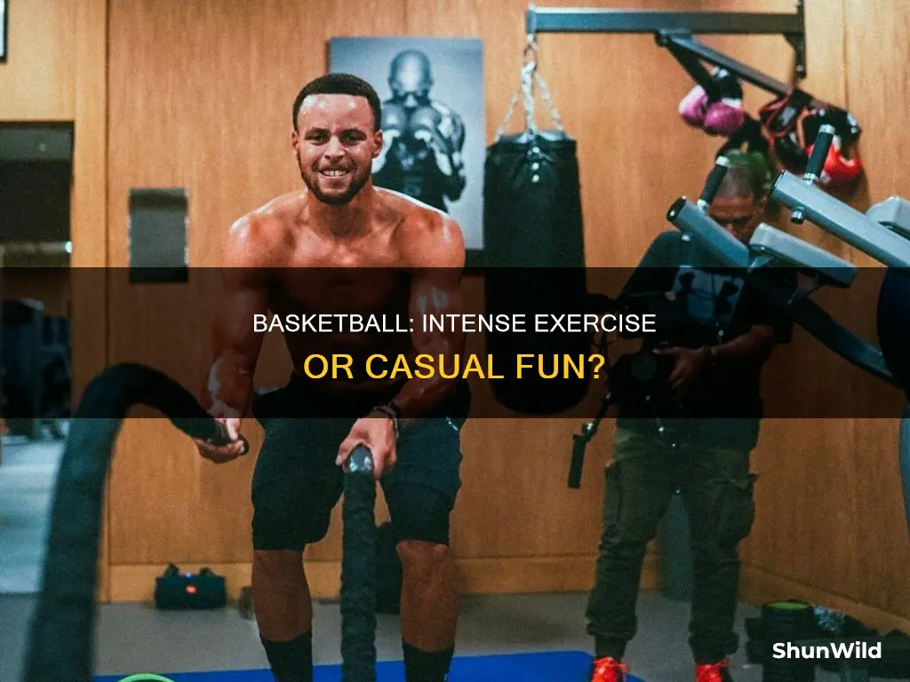 is basketball vigorous exercise