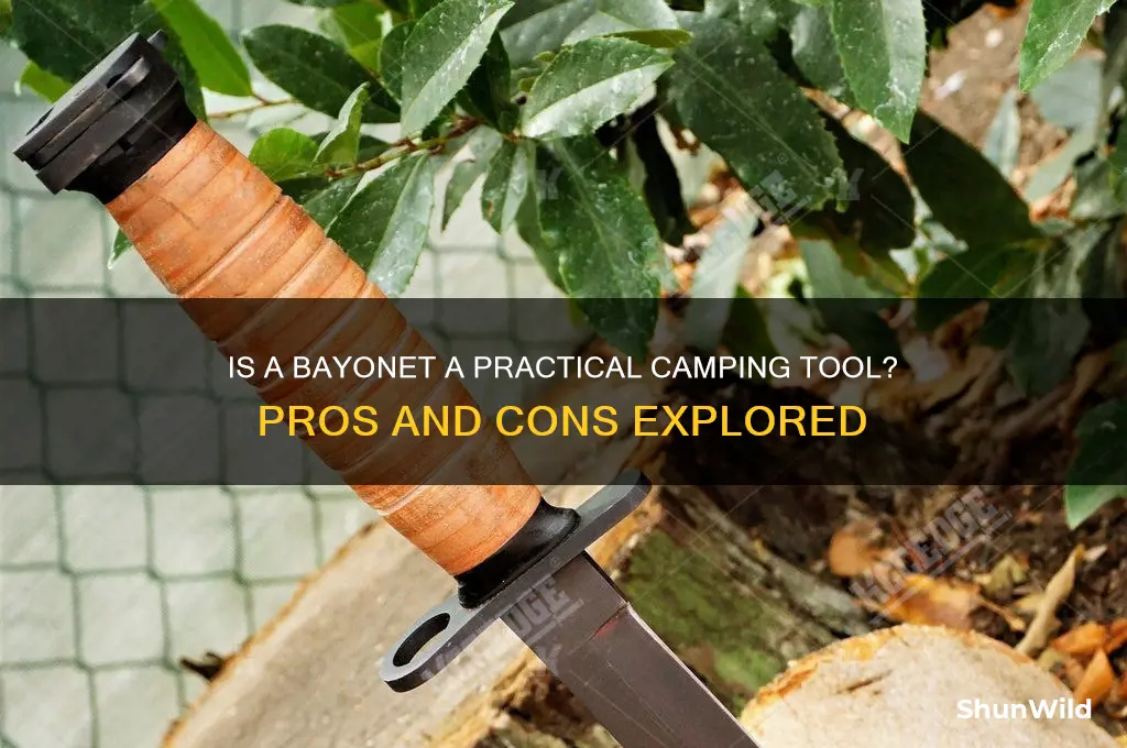 is bayonet good for camping