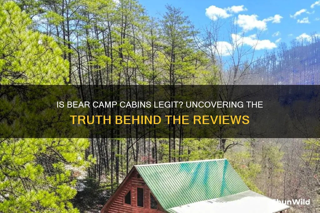 is bear camp cabins legit