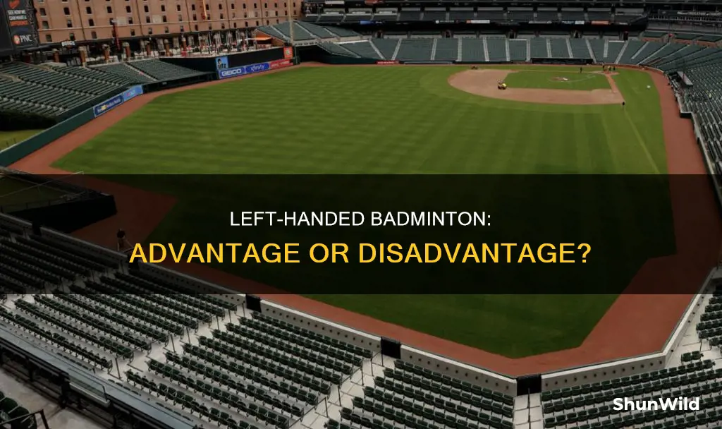 is being left handed an advantage in badminton