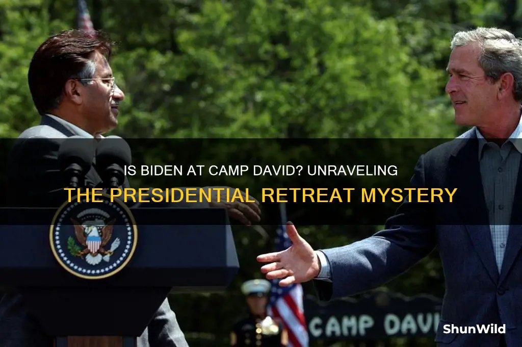 is biden at camp david