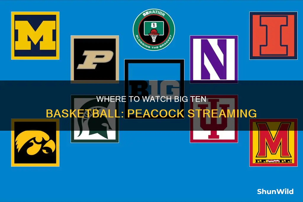 is big ten basketball on peacock
