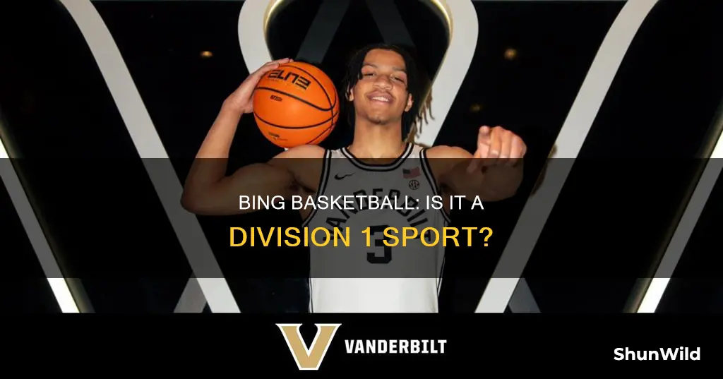 is bing basketball division 1