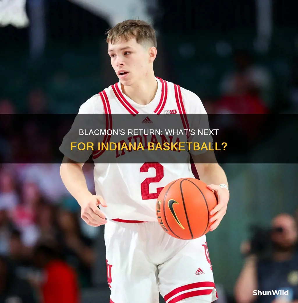 is blacmon back for indiana basketball