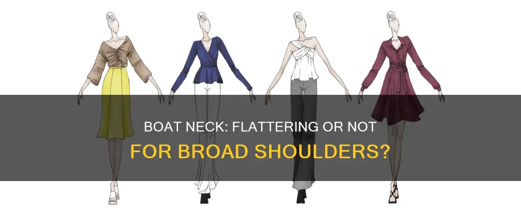 is boat neck good for broad shoulders