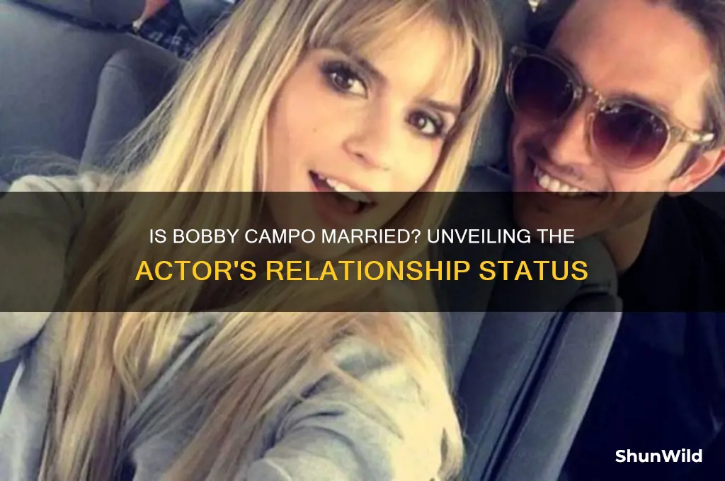 is bobby campo married