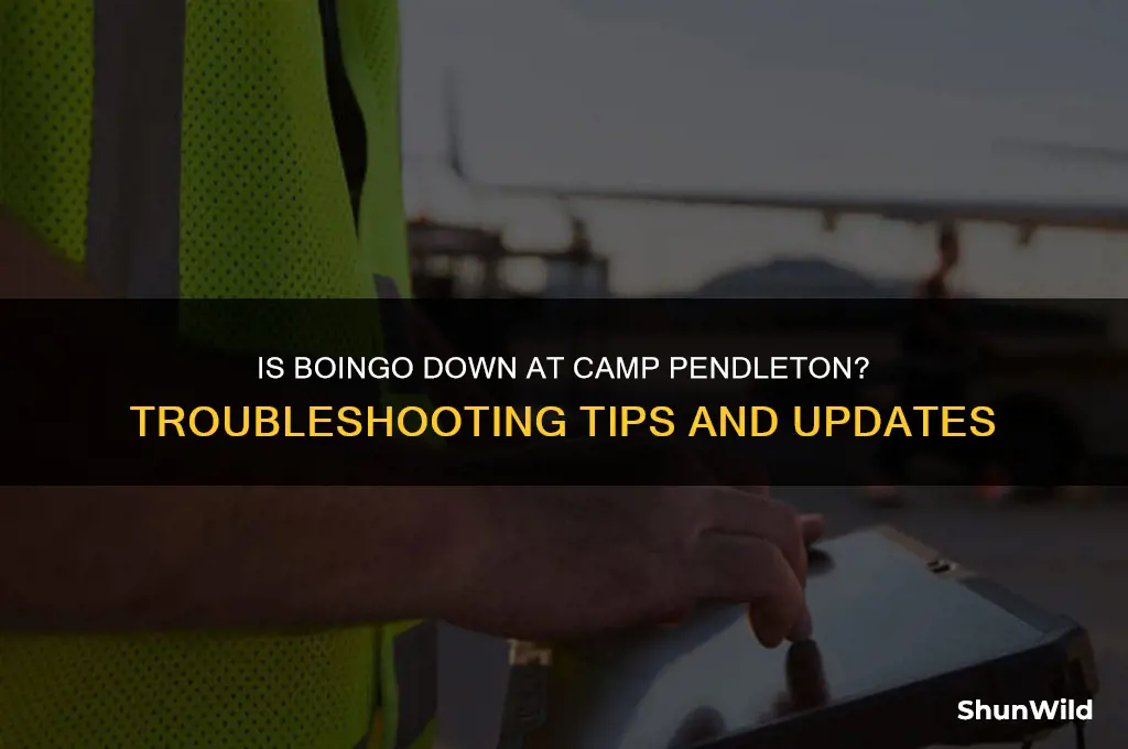 is boingo down camp pendleton
