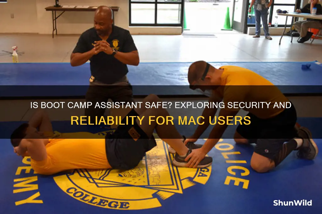 is boot camp assistant safe