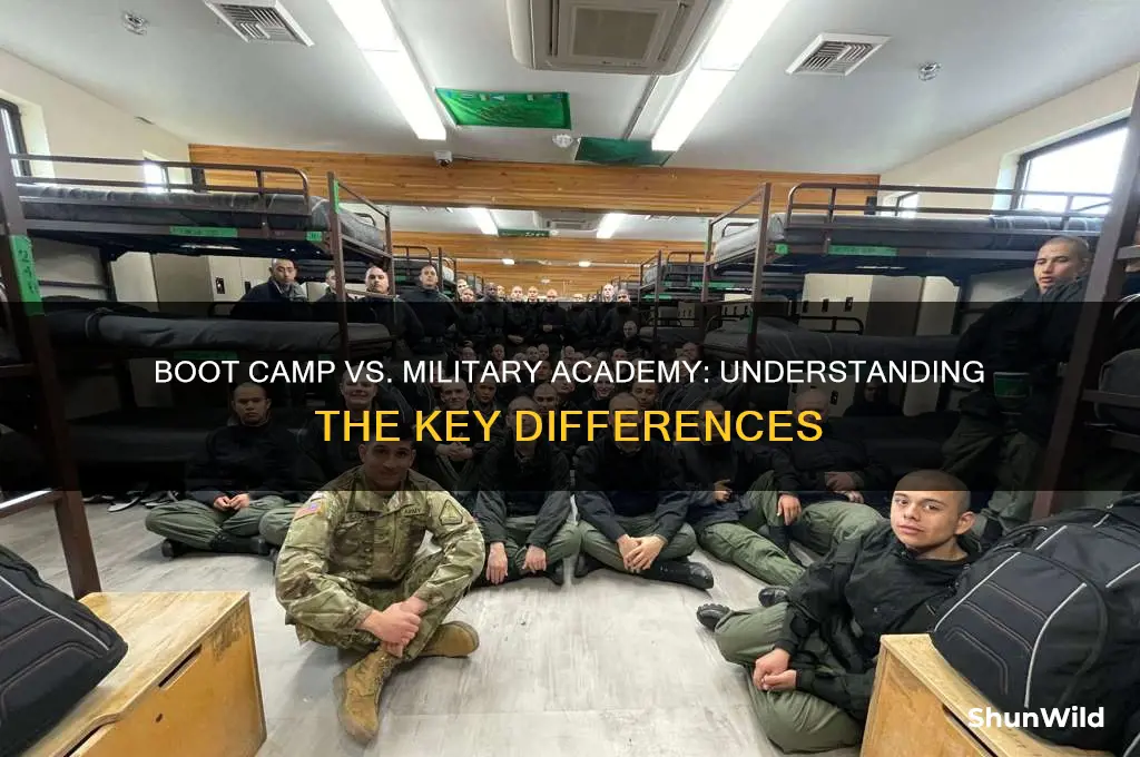 is boot camp considered a military academy