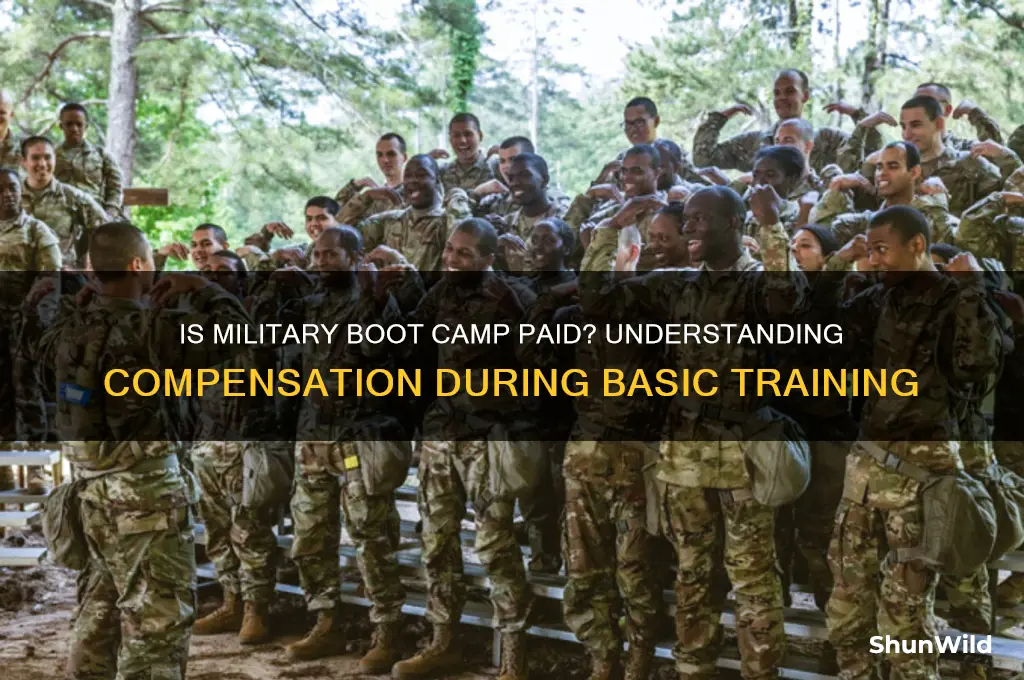 is boot camp for military paid