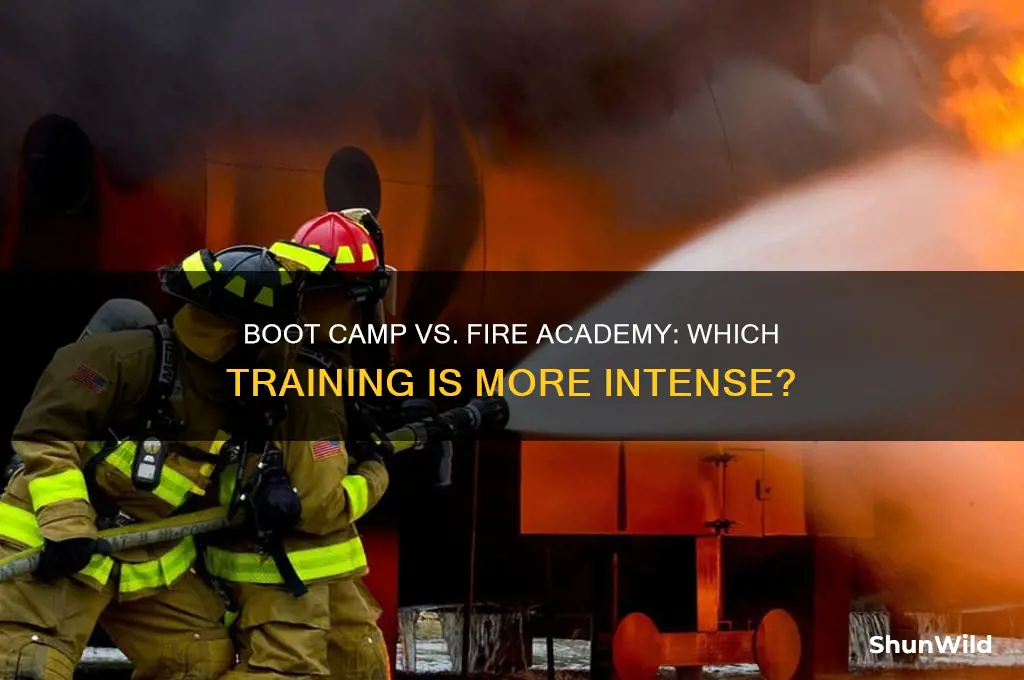 is boot camp more rigorous than fire academy