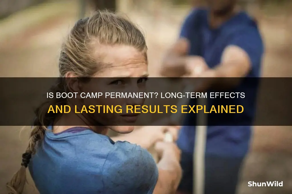 is boot camp permanent