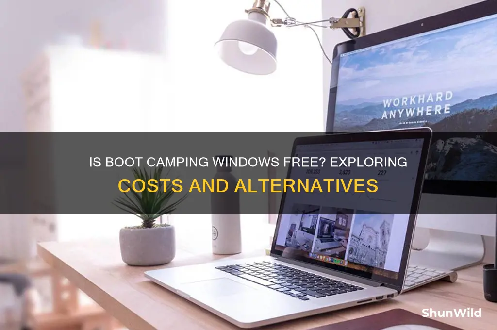 is boot camping windows free