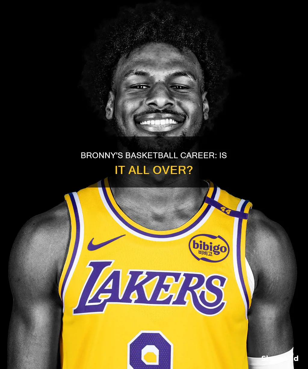 is bronny basketball career over