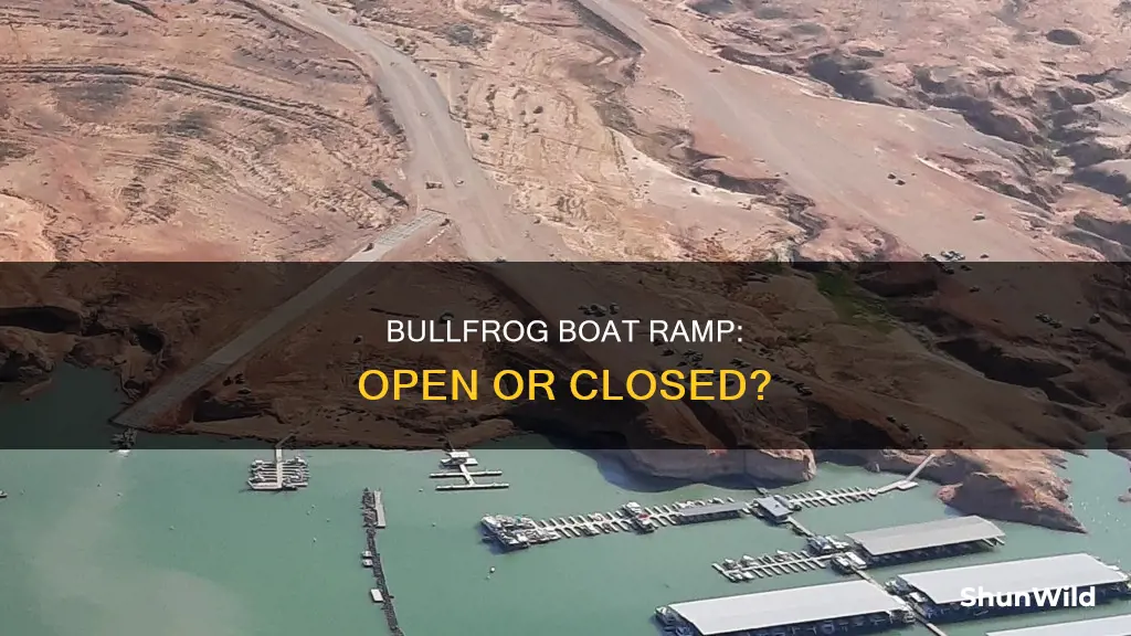 is bullfrog boat ramp open