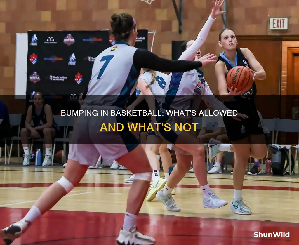 is bumping allowed in basketball