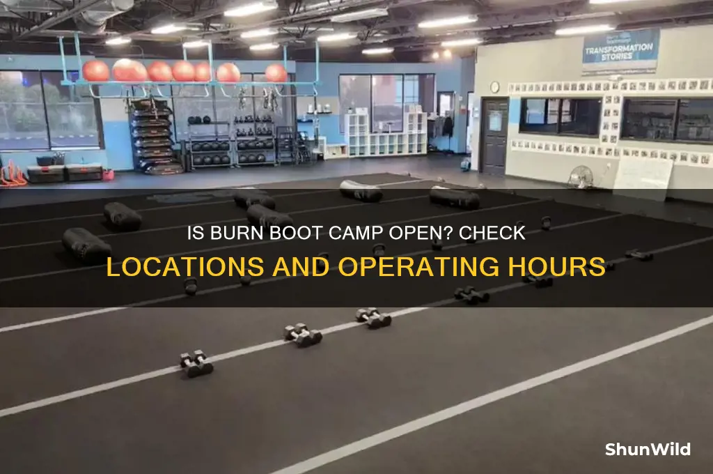 is burn boot camp open