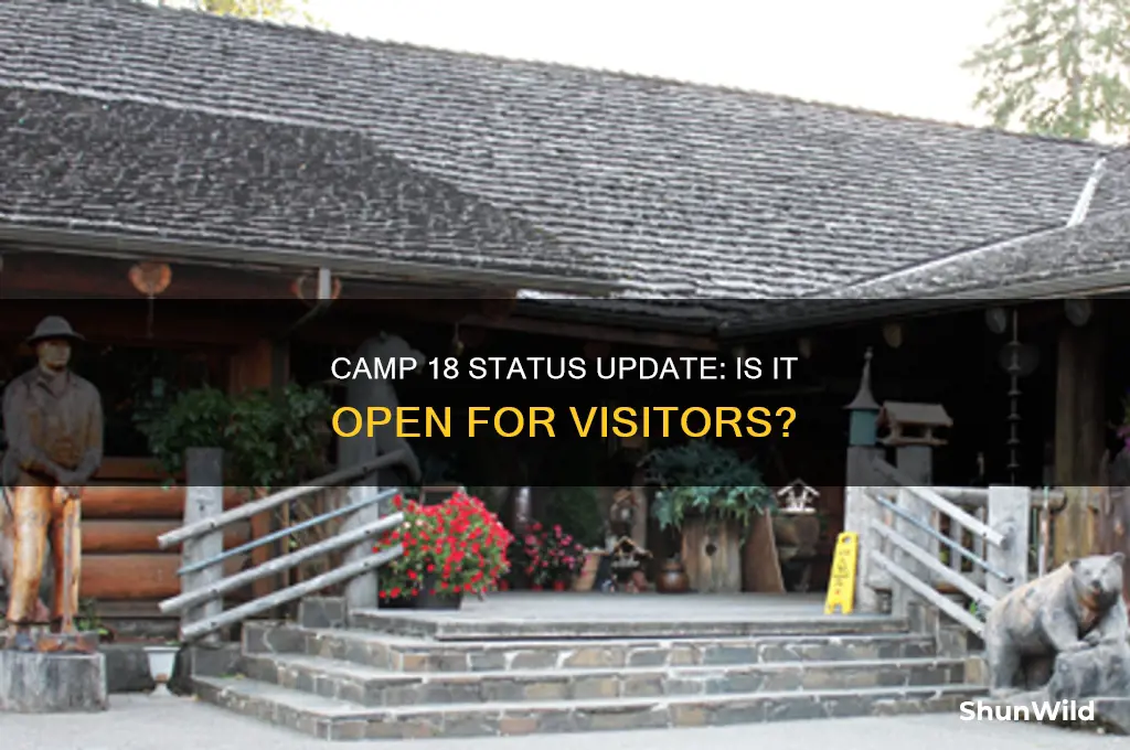 is camp 18 open