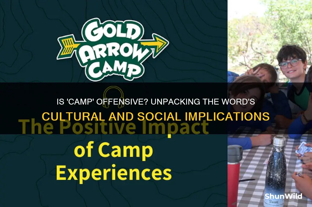is camp an offensive word