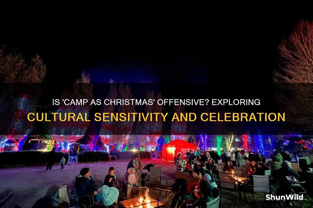 is camp as christmas offensive