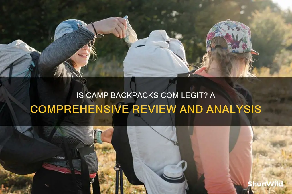 is camp backpacks com legit